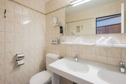 Superior Double or Twin Room | Bathroom | Combined shower/tub, hair dryer, towels, shampoo