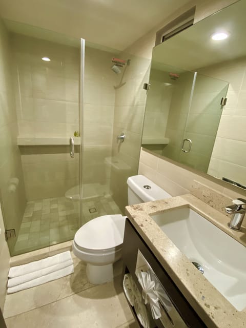 Standard Double Room | Bathroom | Shower, free toiletries, hair dryer, towels