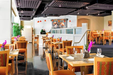 Breakfast, lunch and dinner served