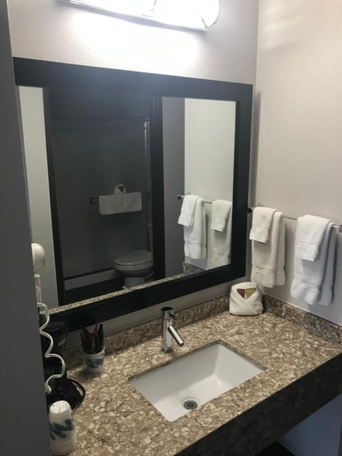 Standard King | Bathroom | Free toiletries, hair dryer, towels