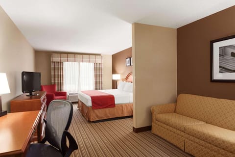 Studio Suite, 1 King Bed, Non Smoking | Premium bedding, down comforters, pillowtop beds, desk