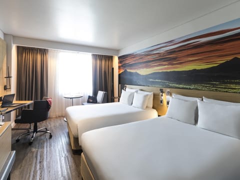 Executive Double Room, 2 Double Beds | In-room safe, desk, blackout drapes, soundproofing