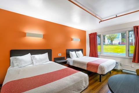 Standard Room, 2 Double Beds, Non Smoking, Refrigerator & Microwave | Free WiFi, bed sheets