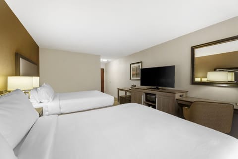 Room, 2 Queen Beds, Accessible, Non Smoking | Egyptian cotton sheets, premium bedding, down comforters