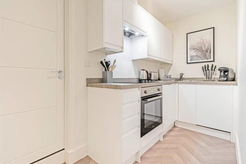 Studio, 1 Queen Bed | Private kitchen | Fridge, microwave, oven, stovetop