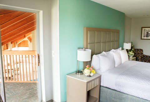 Desk, laptop workspace, iron/ironing board, free cribs/infant beds