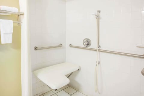 Standard Room, 1 King Bed, Accessible, Non Smoking | Bathroom shower