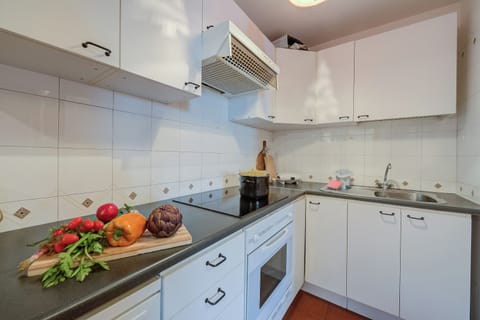 Family Apartment, 1 Bedroom (Le Meublé (between City Center &) | Private kitchen | Fridge, oven, stovetop, coffee/tea maker