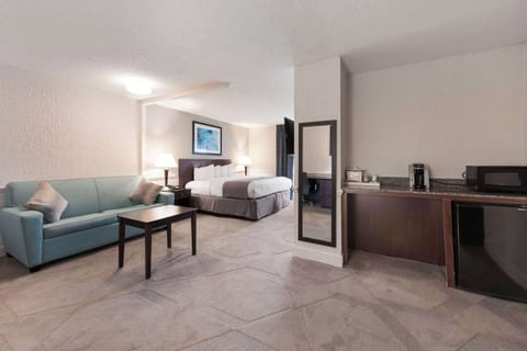 Suite, 1 King Bed with Sofa bed, Accessible, Non Smoking | Egyptian cotton sheets, premium bedding, desk, laptop workspace