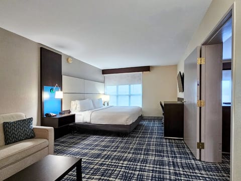 Suite, 1 King Bed (Additional Living and Dining Area) | Hypo-allergenic bedding, in-room safe, individually furnished, desk