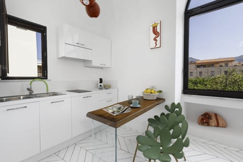 Apartment, 1 Bedroom, Smoking, Private Bathroom | Private kitchen | Fridge, microwave, espresso maker, coffee/tea maker