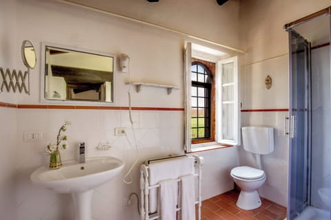 Deluxe Room | Bathroom | Shower, hair dryer, bidet, shampoo