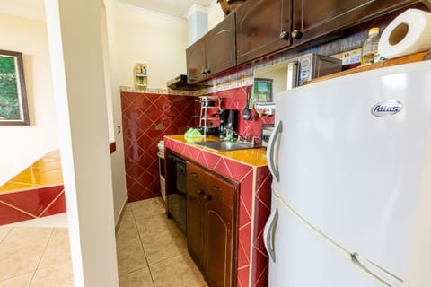 Apartment | Private kitchen | Fridge, microwave, stovetop, coffee/tea maker