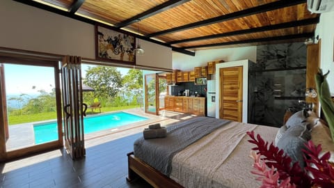 Love Nest in Uvita COLIBRI | 180° Ocean Views | Down comforters, Select Comfort beds, individually furnished