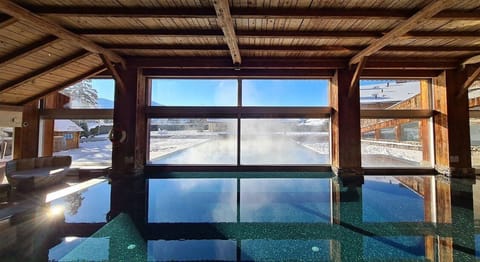 Indoor pool, outdoor pool