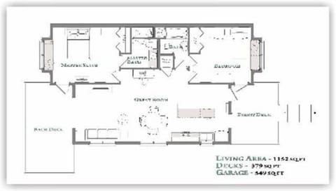 Villa, 2 Bedrooms | Floor plan