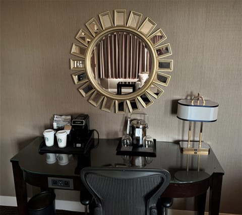 Premium bedding, pillowtop beds, in-room safe, desk