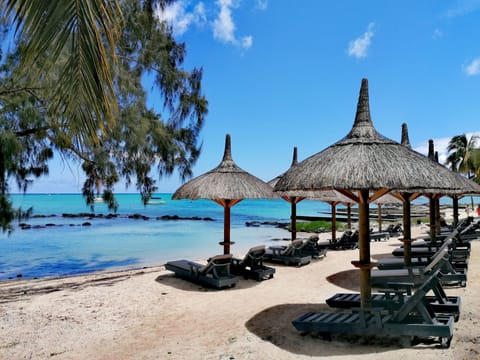 On the beach, white sand