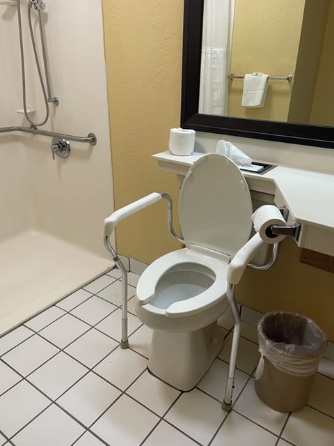 Room, 1 Queen Bed, Accessible, Non Smoking | Premium bedding, desk, laptop workspace, iron/ironing board