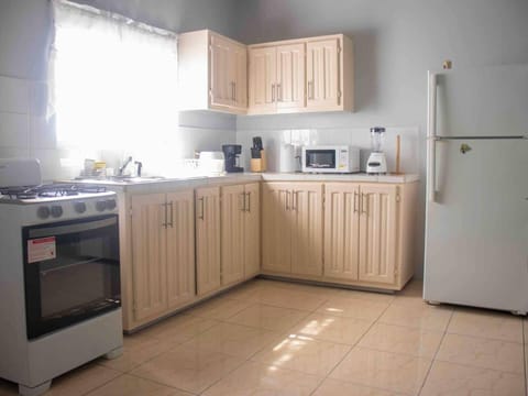 Apartment | Private kitchen | Fridge, microwave, oven, electric kettle