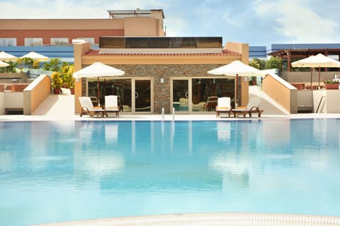 Indoor pool, outdoor pool, cabanas (surcharge), pool umbrellas