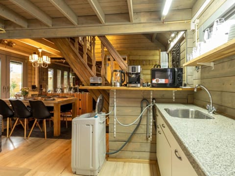 Chalet | Private kitchen | Microwave, stovetop