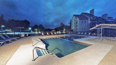 Indoor pool, a heated pool