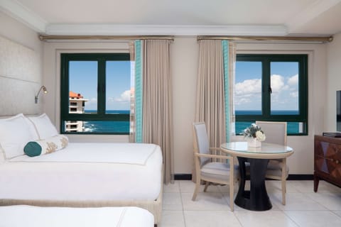 Room, 2 Queen Beds, Ocean View, Tower | Premium bedding, pillowtop beds, minibar, in-room safe