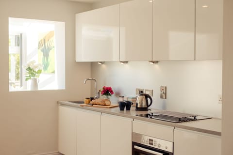 Self Catering Lodge | Private kitchen | Coffee/tea maker, electric kettle