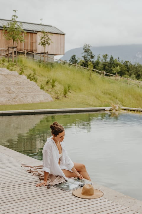 Seasonal outdoor pool, open 8:00 AM to 9:00 PM, sun loungers