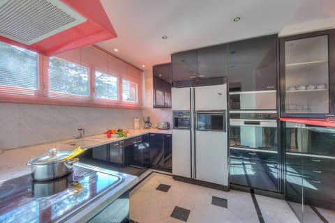 Standard Apartment, Multiple Bedrooms, Refrigerator & Microwave (Residenza Borgo Rustico) | Private kitchen | Fridge, microwave, oven, stovetop