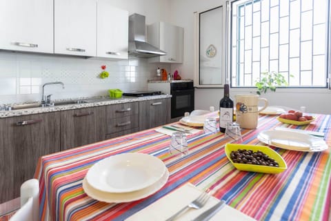 Standard Apartment | Private kitchen | Full-size fridge