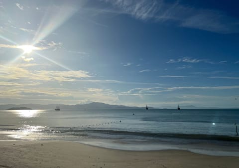 Beach nearby, white sand