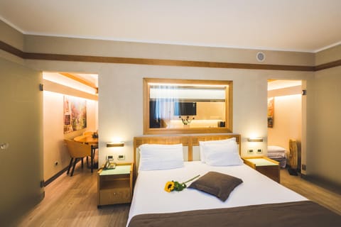 Hypo-allergenic bedding, down comforters, minibar, in-room safe