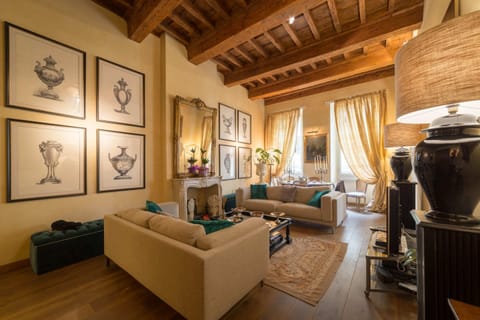 Basic Apartment, Multiple Beds | Living area | TV, stereo