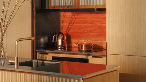 Room, 1 Bedroom, City View (Residence) | Private kitchen | Full-size fridge, microwave, oven, stovetop