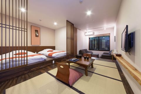 Japanese Western Style Room with Living Room and Private Open-Air Bath, Non Smoking (Annex Building) | In-room safe, free WiFi, bed sheets