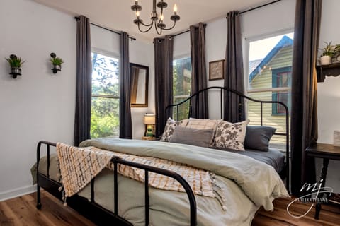 The Peabody Historic Cottage | Premium bedding, memory foam beds, individually decorated