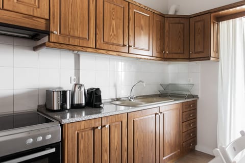 Standard Apartment | Private kitchen | Fridge, oven, stovetop, espresso maker