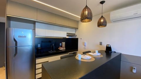 Apartment | Private kitchen | Fridge, microwave, blender, cookware/dishes/utensils