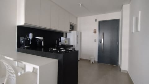 Apartment | Private kitchen | Fridge, microwave, blender, cookware/dishes/utensils