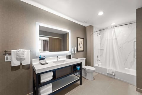 Suite, 2 Queen Beds | Bathroom shower