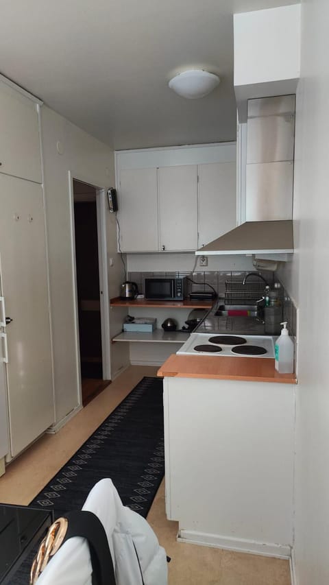 Apartment | Private kitchen | Fridge, microwave, oven, stovetop