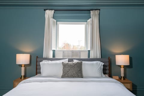 Room 3: Hideaway King | Premium bedding, pillowtop beds, individually decorated