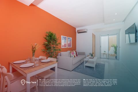 Gallery Apartment | Living area | 46-inch Smart TV with satellite channels, TV