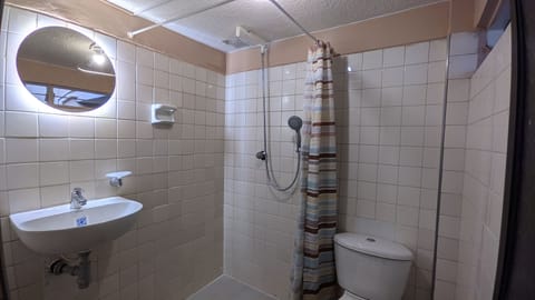 Comfort Room | Bathroom | Shower, rainfall showerhead, towels, soap