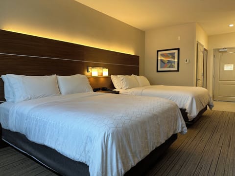 Standard Room, 2 Queen Beds | In-room safe, desk, blackout drapes, iron/ironing board