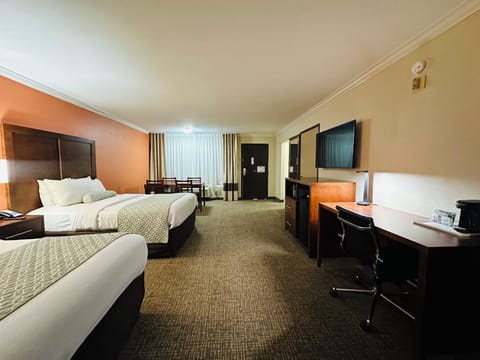 Family Room, 2 Queen Beds, Accessible | Down comforters, pillowtop beds, in-room safe, desk