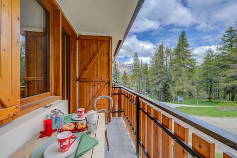 Standard Studio, Mountain View (Studio Abete Rosso 500m From Ski) | Balcony