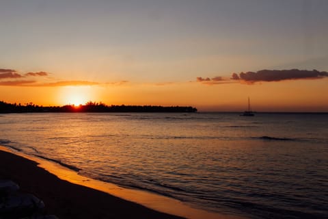 Beach nearby, white sand